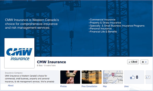 CMW Insurance Facebook Cover Image Example